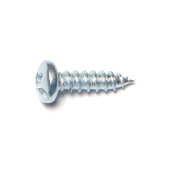 Midwest Fastener Sheet Metal Screw, #8 x 5/8 in, Zinc Plated Steel Pan Head Combination Phillips/Slotted Drive 67603 - main